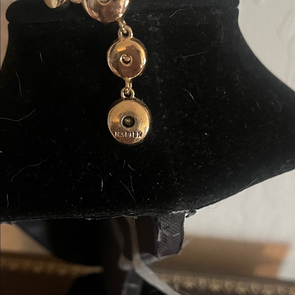 Vintage Napier Gold Toned Multi-colored Rhinestone Crystal Necklace - Picture 4 of 4